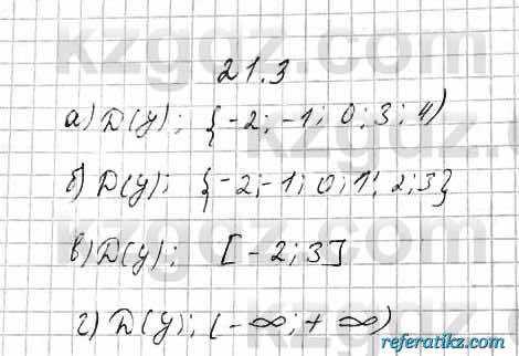 Алгебра Абылкасымова 7 класс 2017  Упражнение 21.3