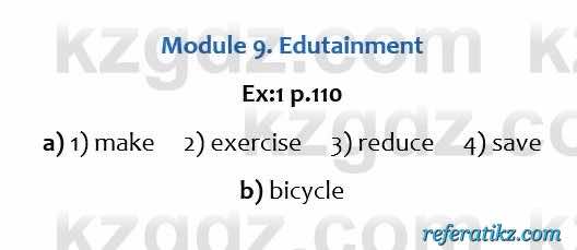 Английский язык Excel for Kazakhstan (Grade 6) Student's book Вирджиниия Эванс 6 класс 2018 Упражнение Ex:1 p.110