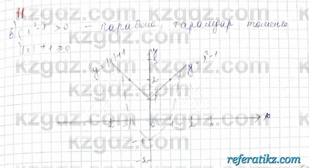 Алгебра Обще-гуманитарное направление Абылкасымова 10 класс 2019 Повторение 11