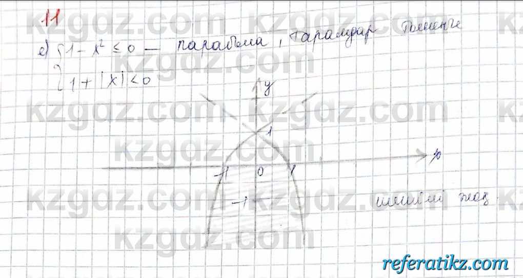 Алгебра Обще-гуманитарное направление Абылкасымова 10 класс 2019 Повторение 11