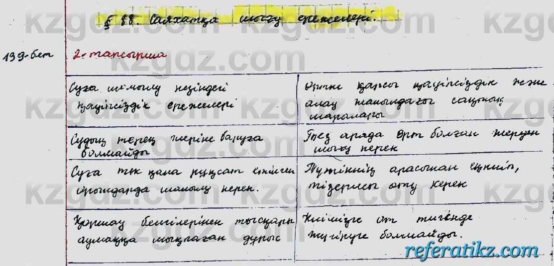 Казахский язык Ермекова 5 класс 2017 Упражнение 2