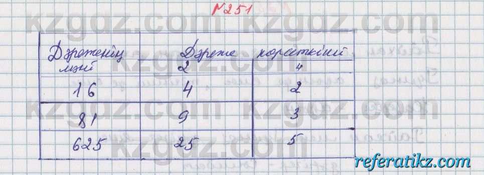 Математика Алдамуратова 5 класс 2017 Упражнение 251