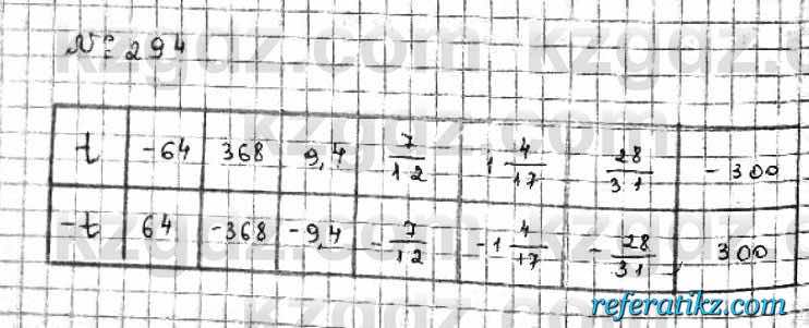 Математика Абылкасымова 6 класс 2018  Упражнение 294