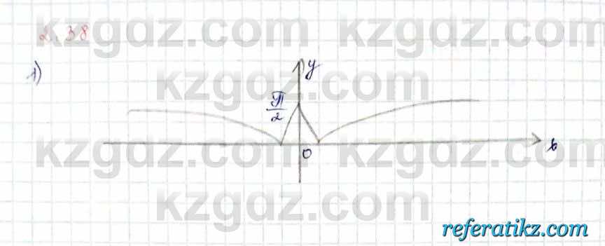 Алгебра и начало анализа ЕМН Шыныбеков 10 класс 2019  Упражнение 2.38
