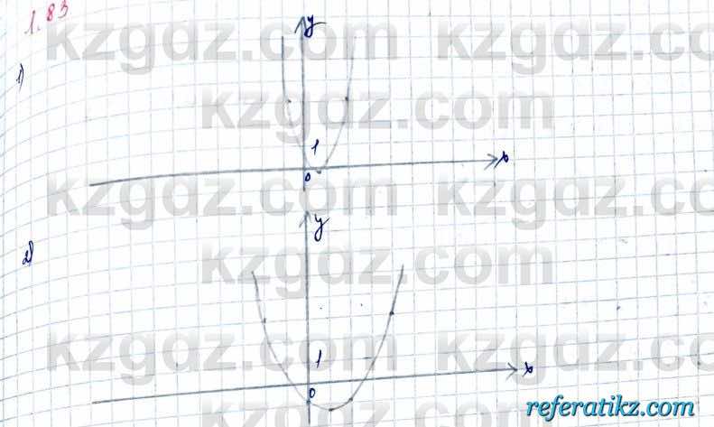 Алгебра и начало анализа ЕМН Шыныбеков 10 класс 2019  Упражнение 1.83