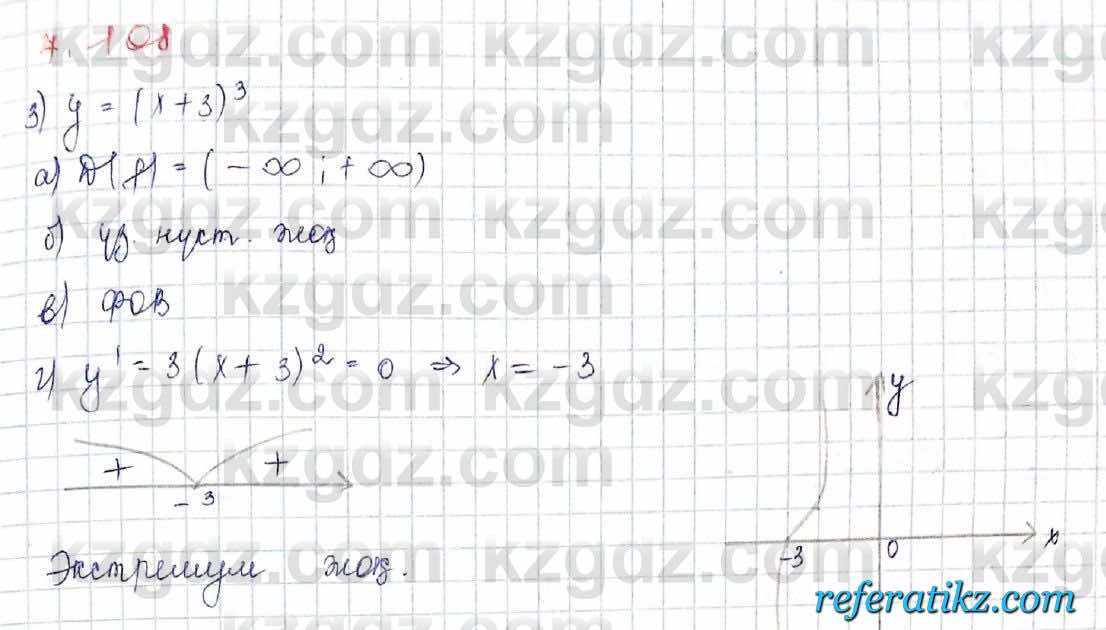 Алгебра Шыныбеков 10 класс 2019 Упражнение 7.108