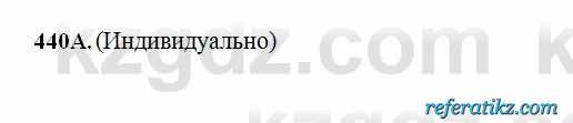 Русский язык Сабитова 6 класс 2018  Упражнение 440А