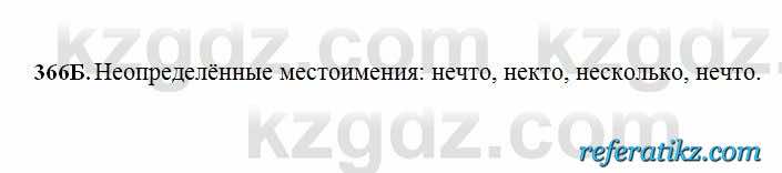 Русский язык Сабитова 6 класс 2018  Упражнение 366Б