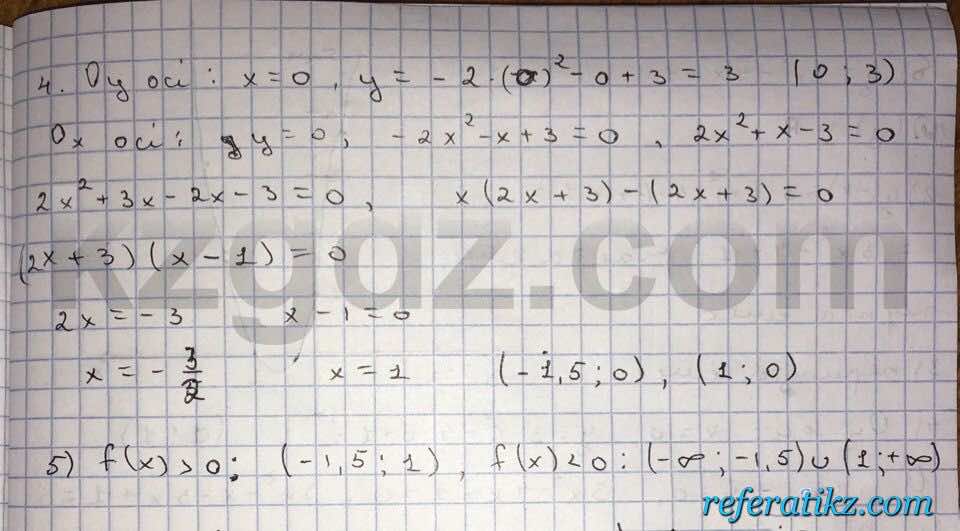 Алгебра Абылкасымова 10 класс Общетвенно-гуманитарное направление  Упражнение 61