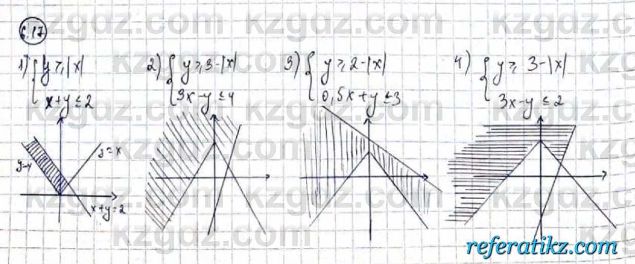 Алгебра Абылкасымова 9 класс 2019 Упражнение 6.17