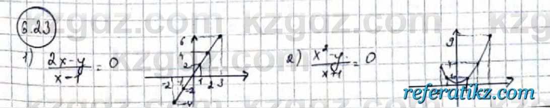 Алгебра Абылкасымова 9 класс 2019 Упражнение 6.23