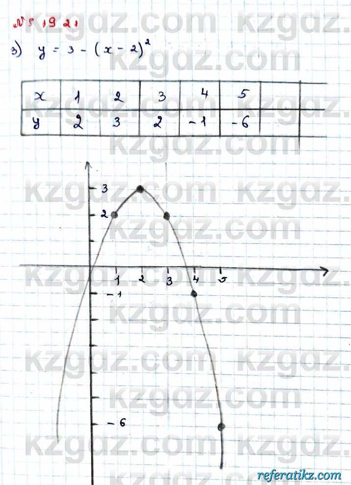 Алгебра Абылкасымова 9 класс 2019 Упражнение 19.21
