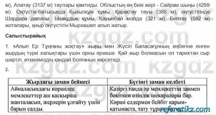 Казахская литература Керимбекова 2017Упражнение Страница 27